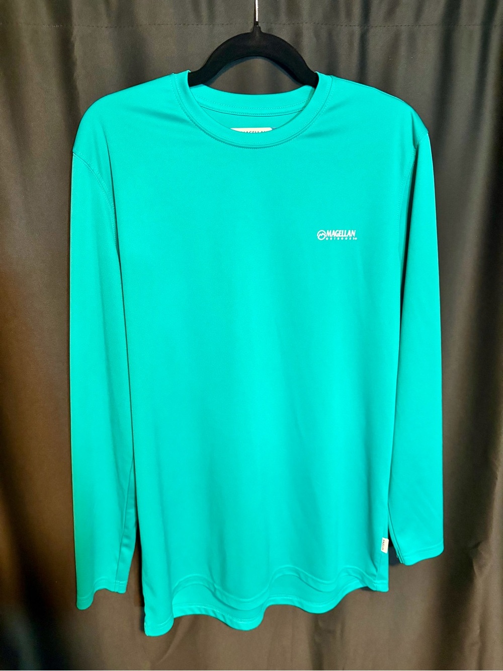 Magellan Outdoors Teal Performance Long Sleeve Top